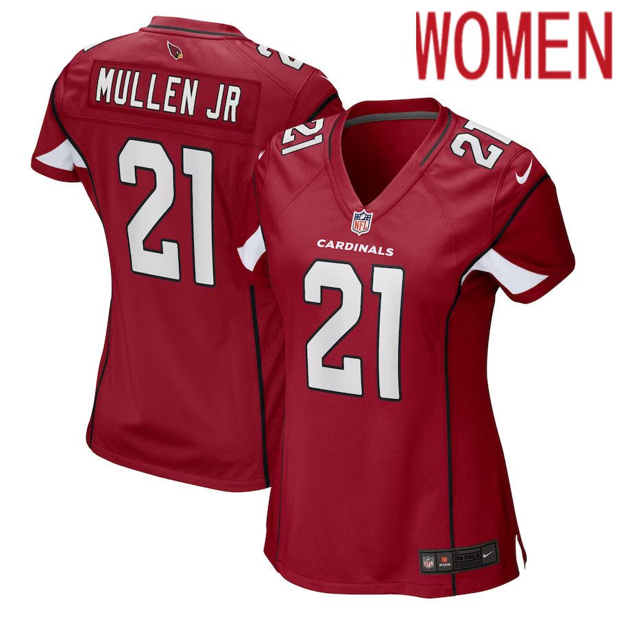 Women Arizona Cardinals 21 Trayvon Mullen Jr. Nike Cardinal Game Player NFL Jersey